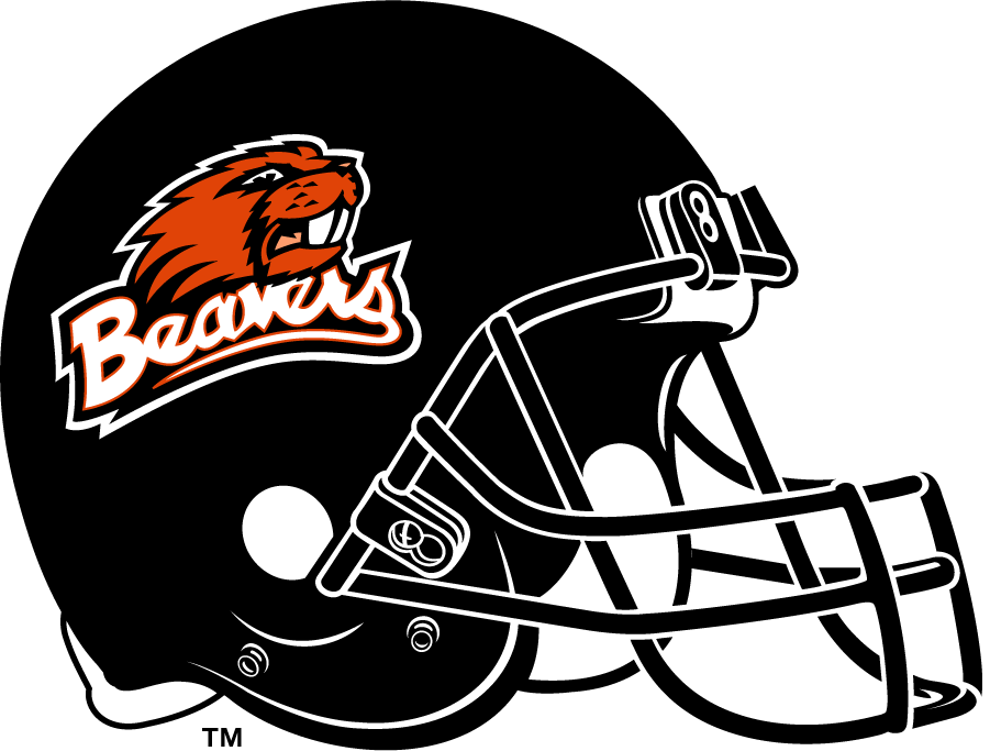 Oregon State Beavers 2006-2012 Helmet Logo DIY iron on transfer (heat transfer)